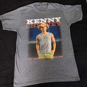 Kenny Chesney Trip Around the World Tour 2018 Shirt Medium